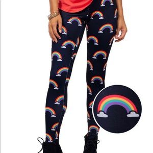 Tipsy Elves Rainbow All the Way Leggings Medium